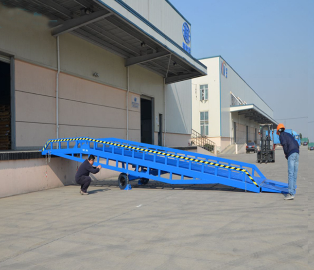 福建移动式登车桥应用